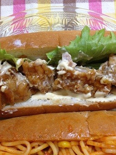 鶏の甘酢から揚げマヨドッグ-レシピのメイン写真