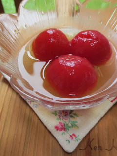 トマトの和風だしドボ~ン!-レシピのメイン写真
