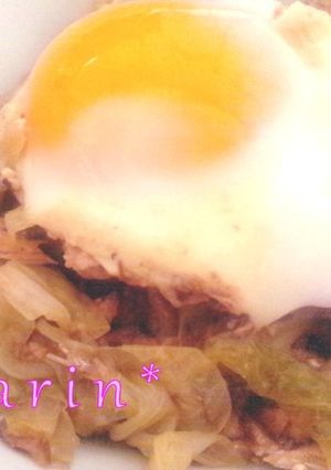 10分で☆とろりん玉子のサバ缶キャベツ♪-レシピのメイン写真