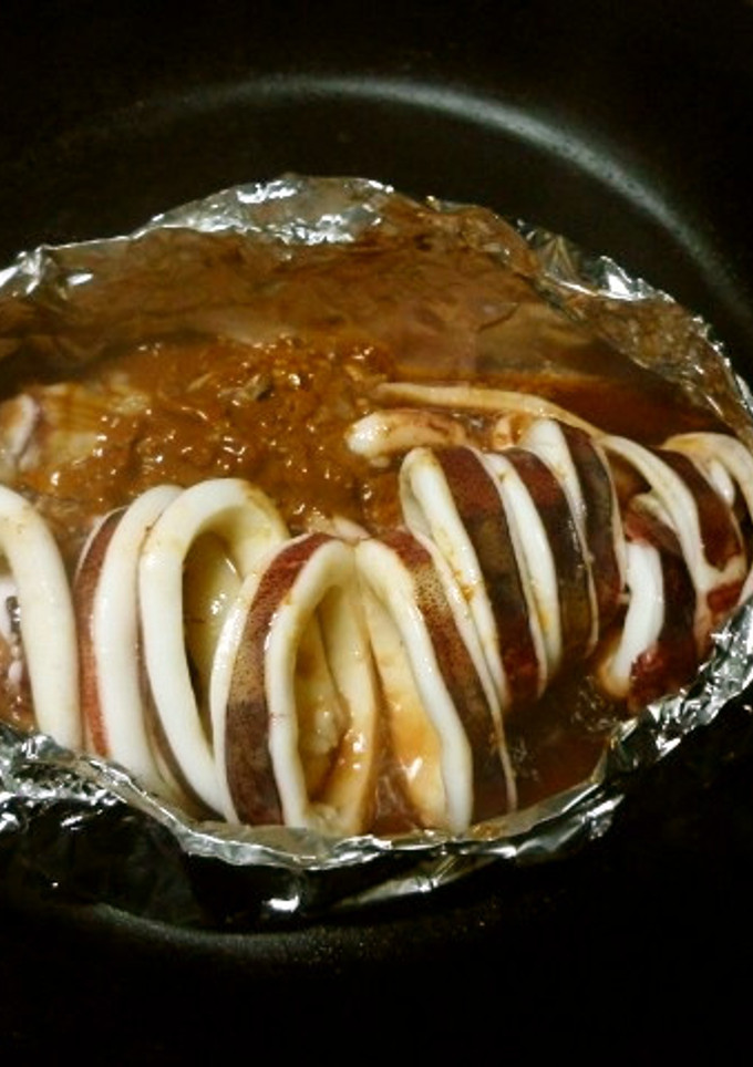 簡単・イカのわた焼き-レシピのメイン写真