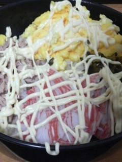 4種盛りマヨネーズ丼-レシピのメイン写真