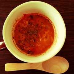 รูปของ 栄養満点！野菜ジュースdeスープ