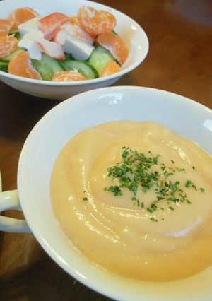 ふんわり★冷たいにんじんのポタージュ-レシピのメイン写真