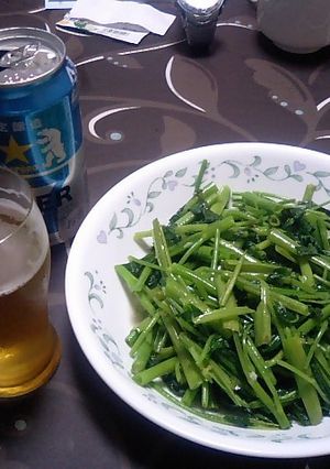 空心菜の炒め物-レシピのメイン写真