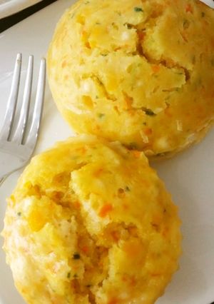 離乳食♪野菜のつぶつぶ蒸しパン-レシピのメイン写真