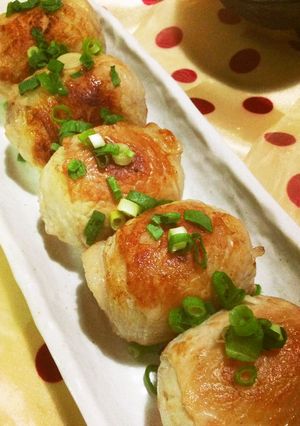 ゆず胡椒の上品肉巻きおにぎり-レシピのメイン写真