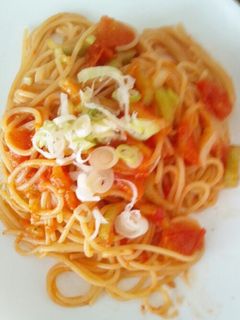 トマトスパゲッティ-レシピのメイン写真