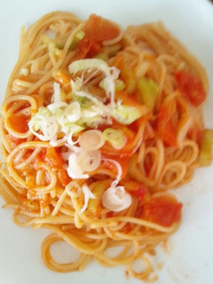 トマトスパゲッティ-レシピのメイン写真