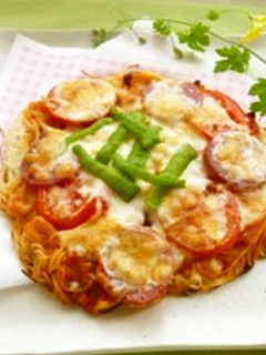 簡単!そうめんピザ-レシピのメイン写真