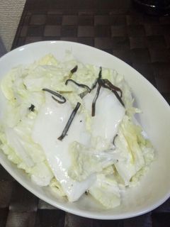 超簡単!白菜と塩昆布のシーザーサラダ-レシピのメイン写真