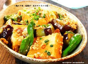 ■鶏ひき肉＆厚揚げ＆茄子のとろとろ煮■-レシピのメイン写真