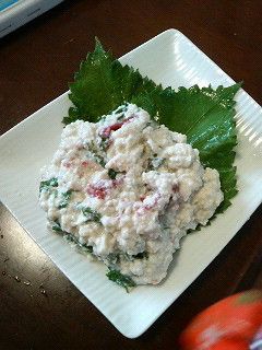さっぱり梅の白和え-レシピのメイン写真