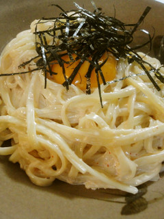 とろ~り濃厚♪明太カルボ風うどん♪-レシピのメイン写真