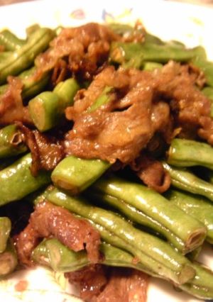 かなるンちの醤油麹いんげんと牛肉の炒め物-レシピのメイン写真