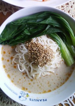 簡単♪冷製豆乳担々麺♪そうめんバージョン-レシピのメイン写真