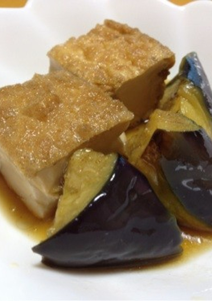 なすと厚揚げの煮物-レシピのメイン写真
