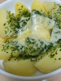 電子レンジだけ!青のりポテトチーズ-レシピのメイン写真