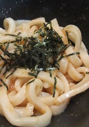 簡単!絶品☆ツルルンたらたまうどん☆-レシピのメイン写真