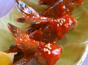 韓国創作料理❀エビのヤンニョム和え-レシピのメイン写真