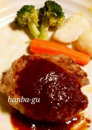 基本のふっくらハンバーグ-レシピのメイン写真
