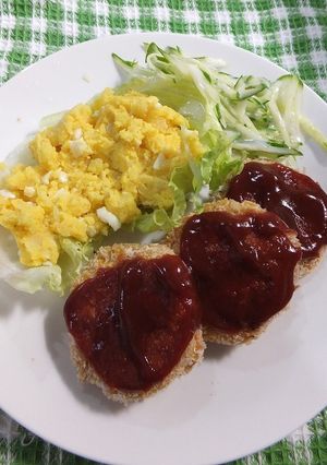 簡単!揚げない焼きスコッチエッグ-レシピのメイン写真