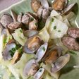 フライパンで★キャベツとアサリの酒蒸し