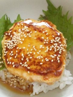 鶏胸肉でてりてりつくね☆-レシピのメイン写真