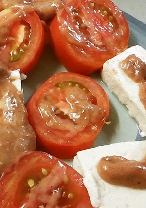 豆腐サラダ　梅干しソース-レシピのメイン写真