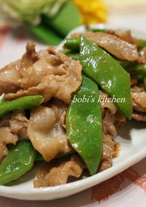 モロッコいんげんと豚肉の炒めもの-レシピのメイン写真
