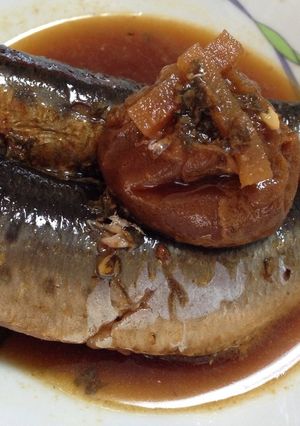 イワシの梅生姜煮-レシピのメイン写真