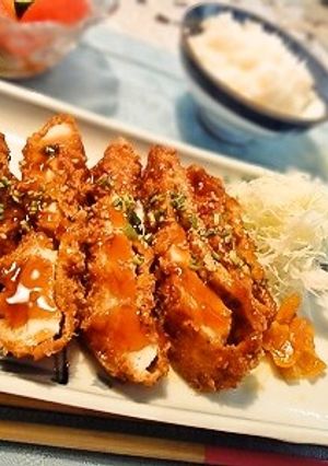 チキンカツの甘酢あんがけ*-レシピのメイン写真