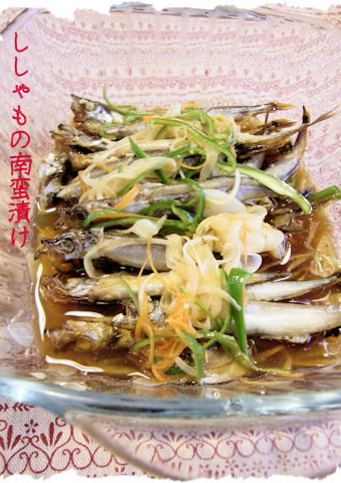 揚げないで作る【ししゃもの南蛮漬け】-レシピのメイン写真