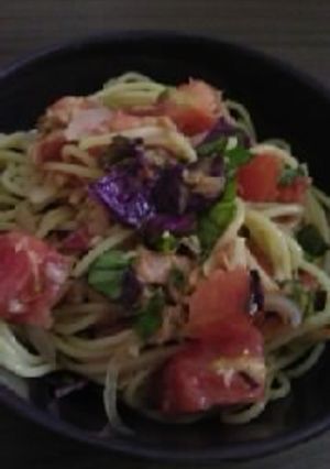 トマトとツナの冷たいパスタ-レシピのメイン写真