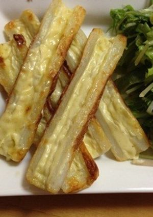 ちくわわさびマヨネギ焼き-レシピのメイン写真