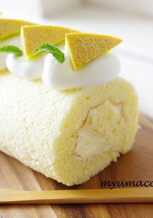 シフォンロールケーキ-レシピのメイン写真