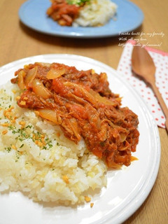 豚の紅茶煮と醤油麹でトマト煮込み-レシピのメイン写真