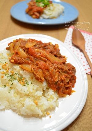 豚の紅茶煮と醤油麹でトマト煮込み-レシピのメイン写真
