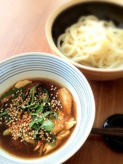 麺つゆでつけうどん-レシピのメイン写真