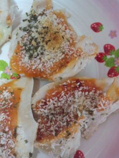 茹で鶏スイートチリマヨパン粉焼き-レシピのメイン写真