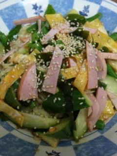 いつもの材料でひと味違う冷やし中華-レシピのメイン写真