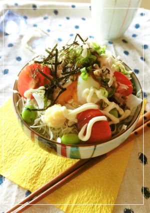 キャベツたっぷり お好み丼-レシピのメイン写真