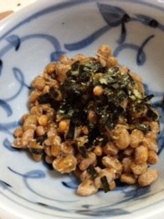 納豆×お茶漬け海苔-レシピのメイン写真