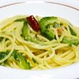 夏乗り越えゴーヤと大葉のペペロンチー二