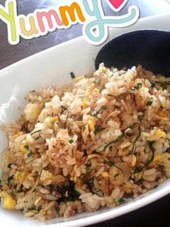 *夏にさっぱり茗荷と大葉の和風炒飯*-レシピのメイン写真
