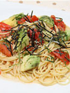 アボカドとトマトの冷製美肌パスタ♪-レシピのメイン写真