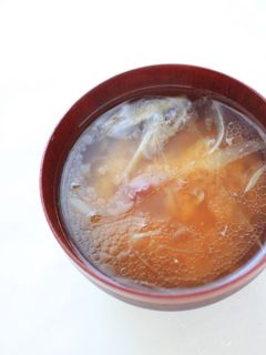 ツナと茗荷と玉ねぎのお味噌汁。-レシピのメイン写真