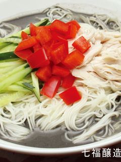 豆乳と黒ごまのそうめん-レシピのメイン写真