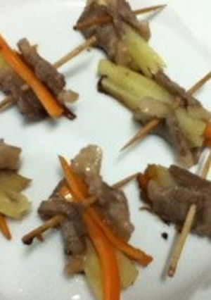 じゃがいもとにんじんの肉巻き-レシピのメイン写真