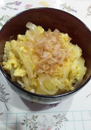 豆乳入り玉葱卵のヘルシー豆腐丼-レシピのメイン写真