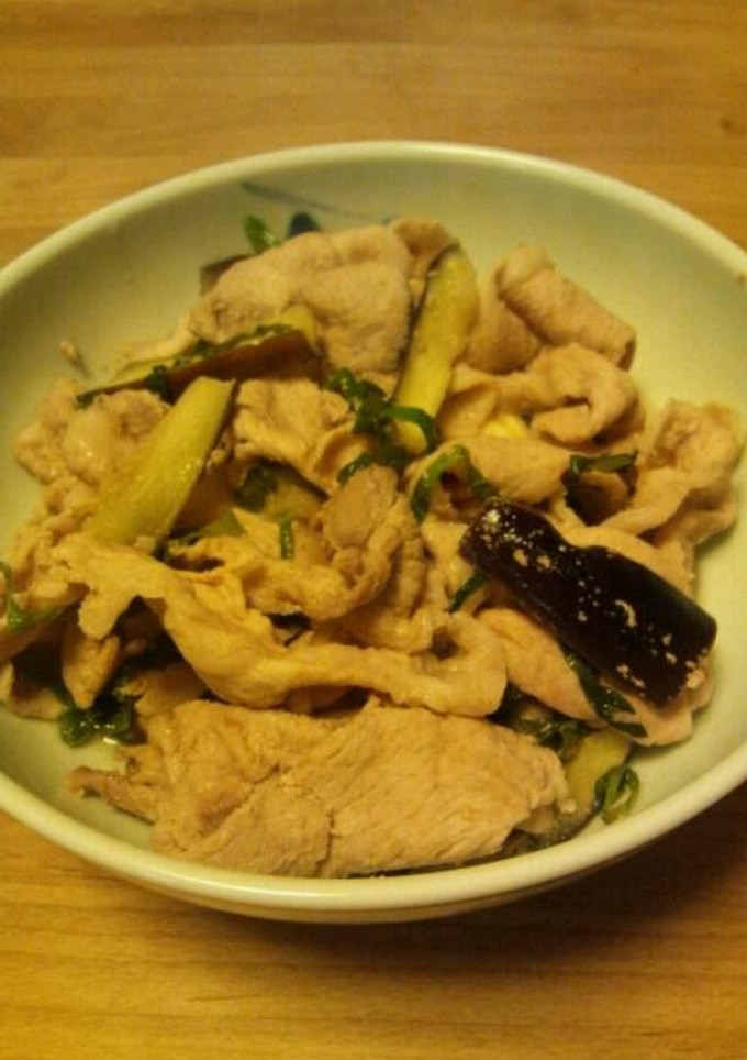 豚肉と茄子の味ぽん炒め-レシピのメイン写真